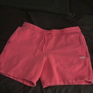 Vans Women's Vibrant Pink Athletic Shorts